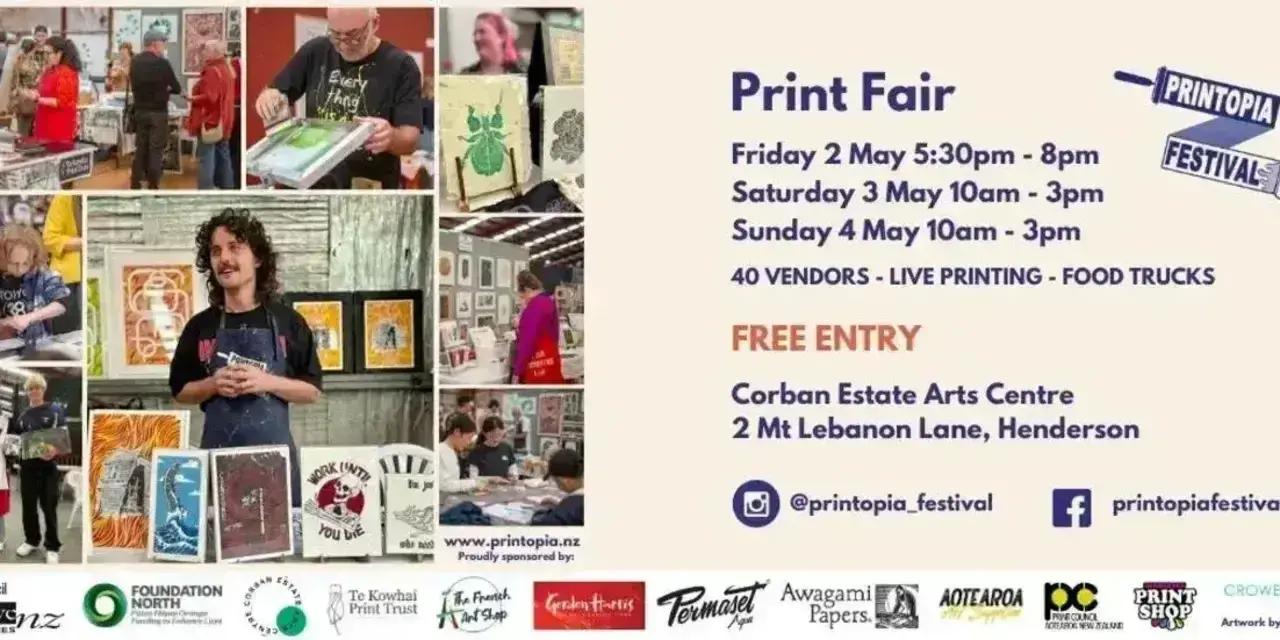 Printopia Print Fair | Henderson, Auckland