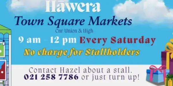 Every Saturday from 9am to 12:30pm, the Hāwera Town Square transforms into a hub of local flavour with the Hāwera Saturday Markets