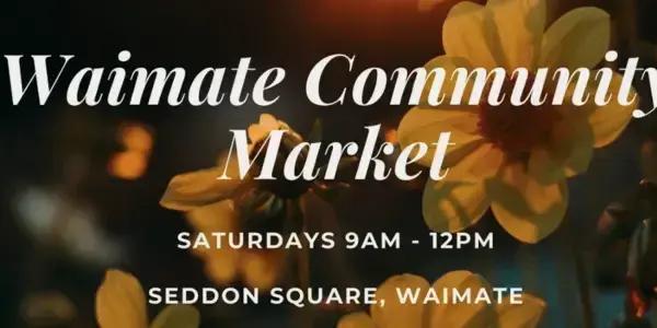 Every Saturday from 9am to 12pm, the Waimate Community Market brings Seddon Square on Queen Street to life