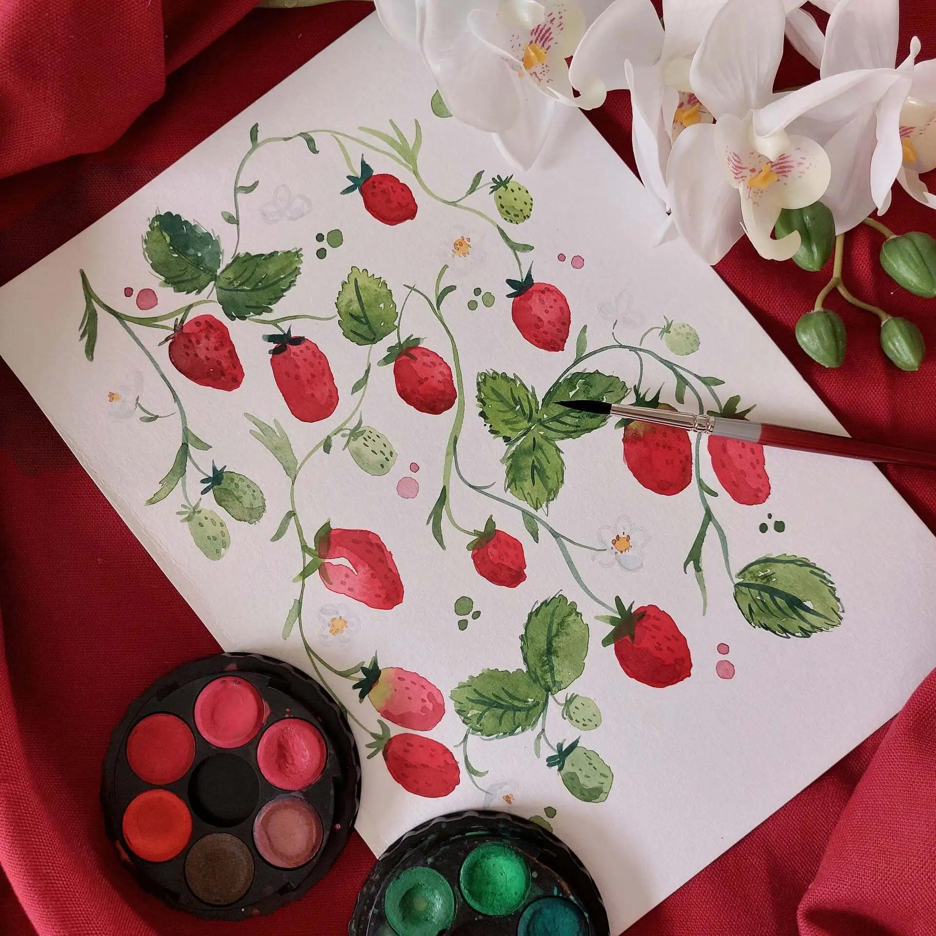 Painting Watercolour Sip and Paint event.