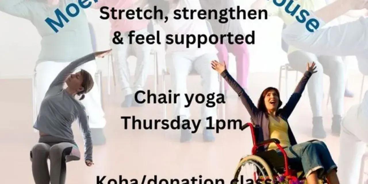 Chair Yoga Classes at Moera House | Lower Hutt