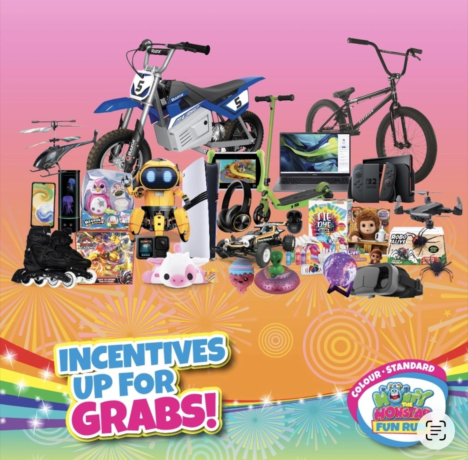 Heaps of prizes up for grabs