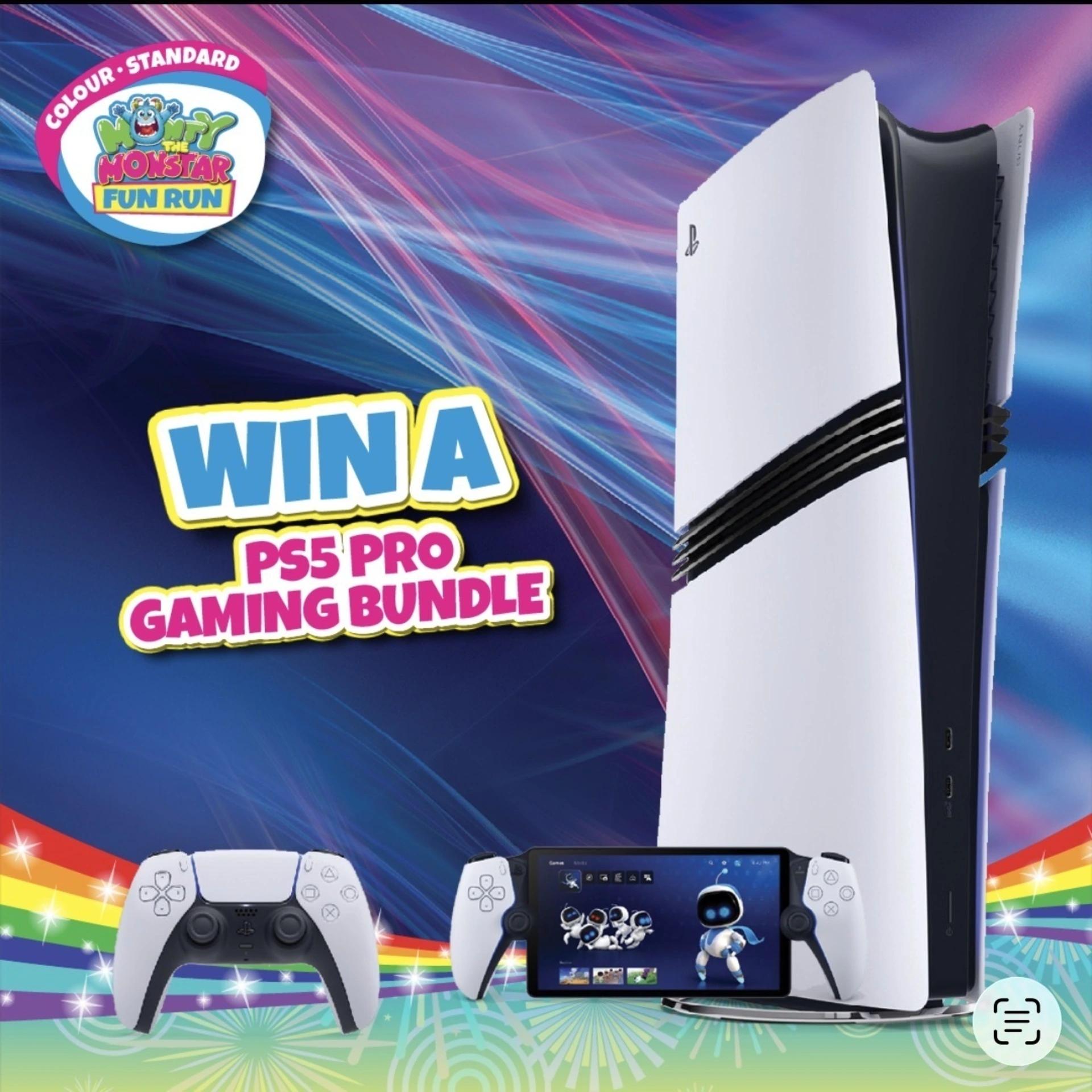 Whoever fundraisers the most wins a Ps5 Bundle