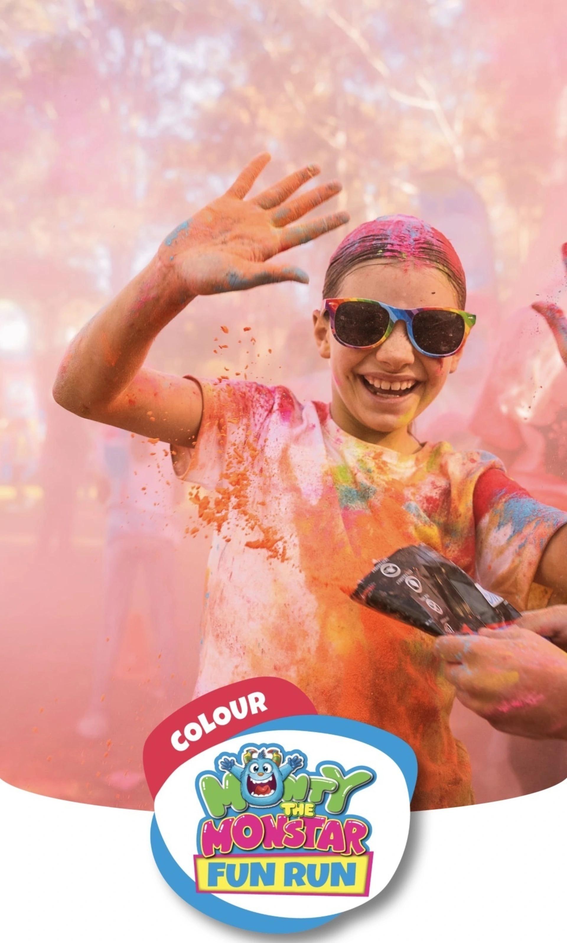 Monty the Monstar colour run