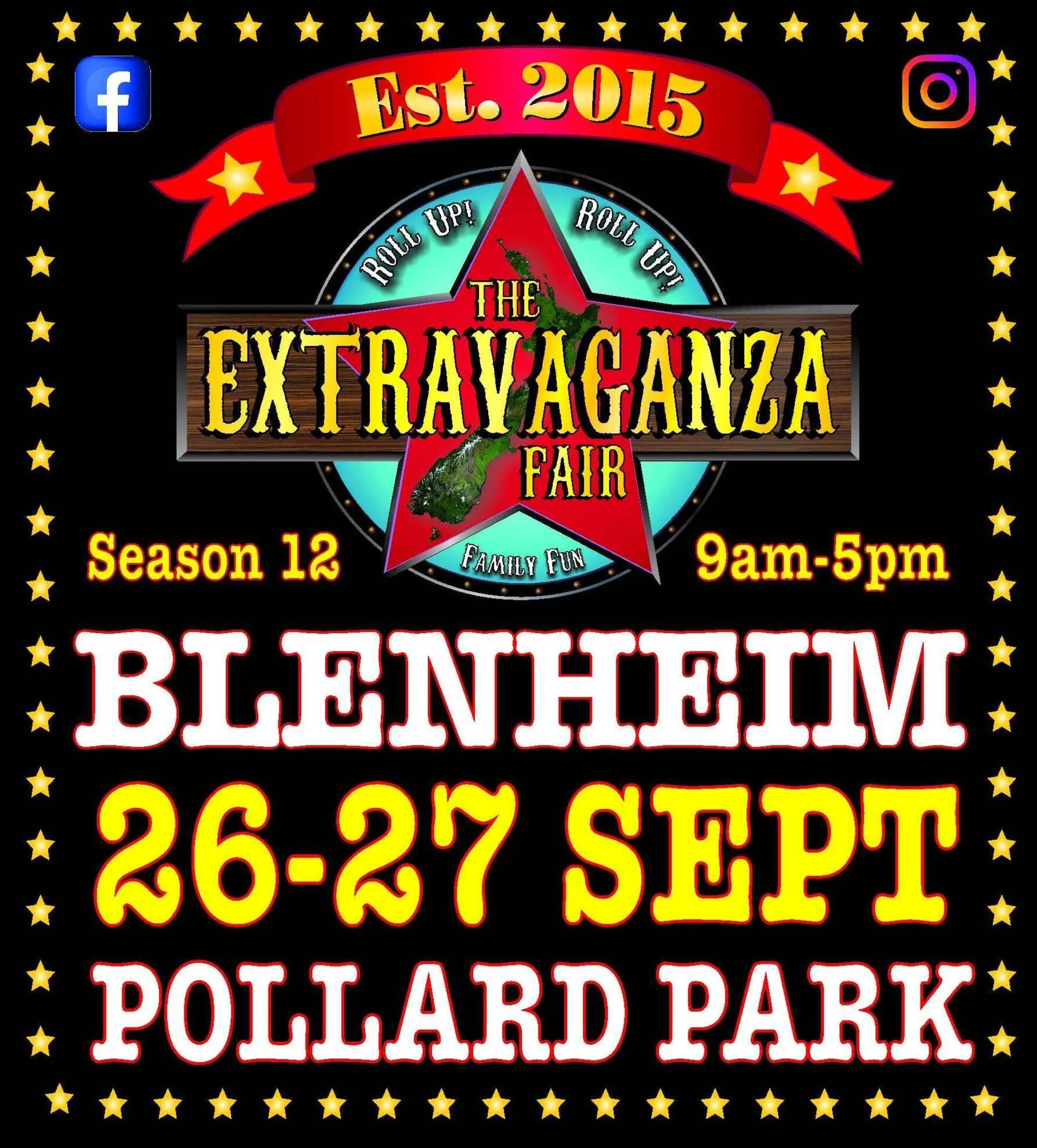 The Extravaganza Fair is rolling back into Blenheim.