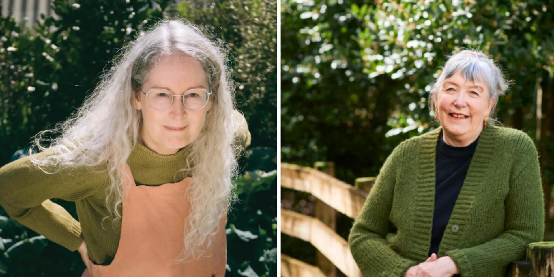 Elizabeth Knox and Lynn Jenner