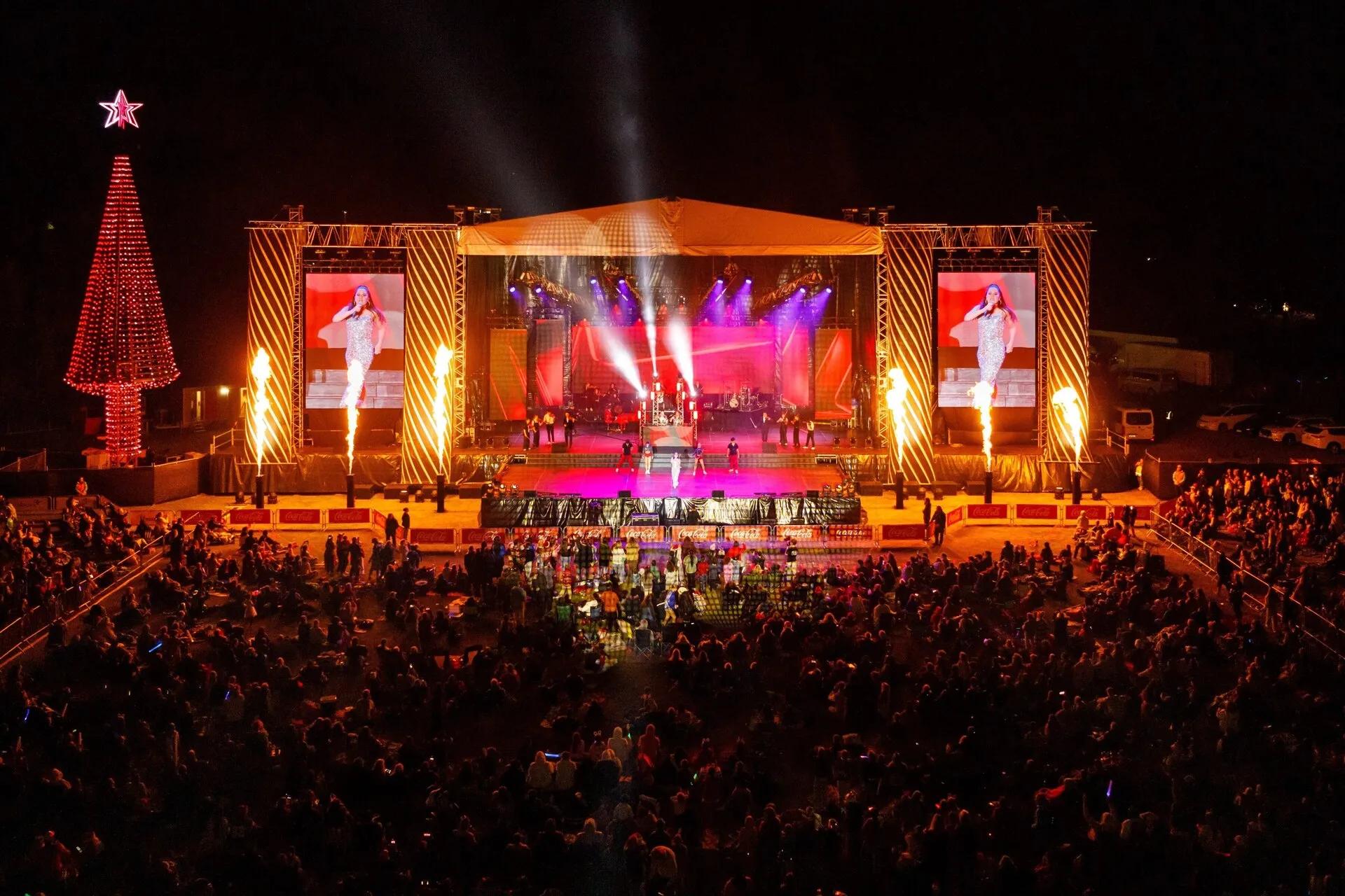 A magical night of music, fireworks, food and fun at Coca-Cola Christmas in the Park