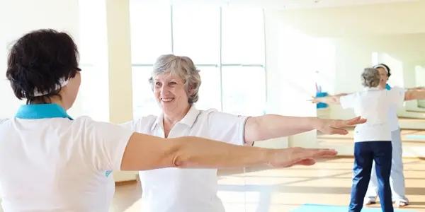 Yogilates with Sarajane at Levin Aquatic Centre offers active seniors a modern fusion of Yoga and Pilates designed to relax the mind while working through various stretching and strengthening exercises