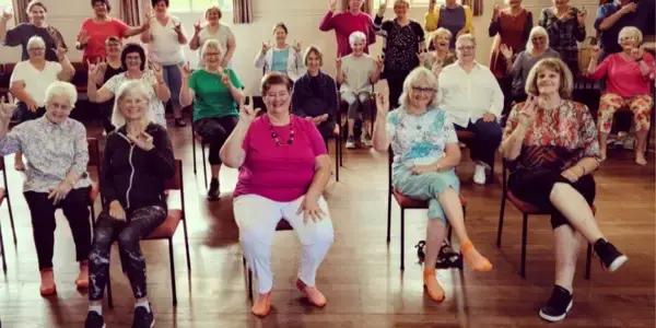 St Aidan's Church Hall offers gentle chair yoga classes perfectly designed for those who find floor exercises challenging