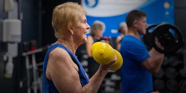 The Lite Circuit class at Kensington Fitness (McKay Stadium) provides seniors with a moderate intensity workout that combines circuit equipment and machines with basic aerobic movements