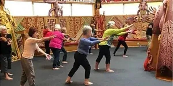 Experience a unique blend of culture and fitness with Koia Kia Tū, a Māori Tai Chi class for seniors at Awarua Whanau Services in Invercargill