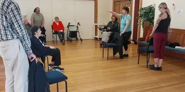 Join the supportive Stroke Foundation exercise class at Holy Trinity Hall in Gisborne, tailored for those with limited mobility